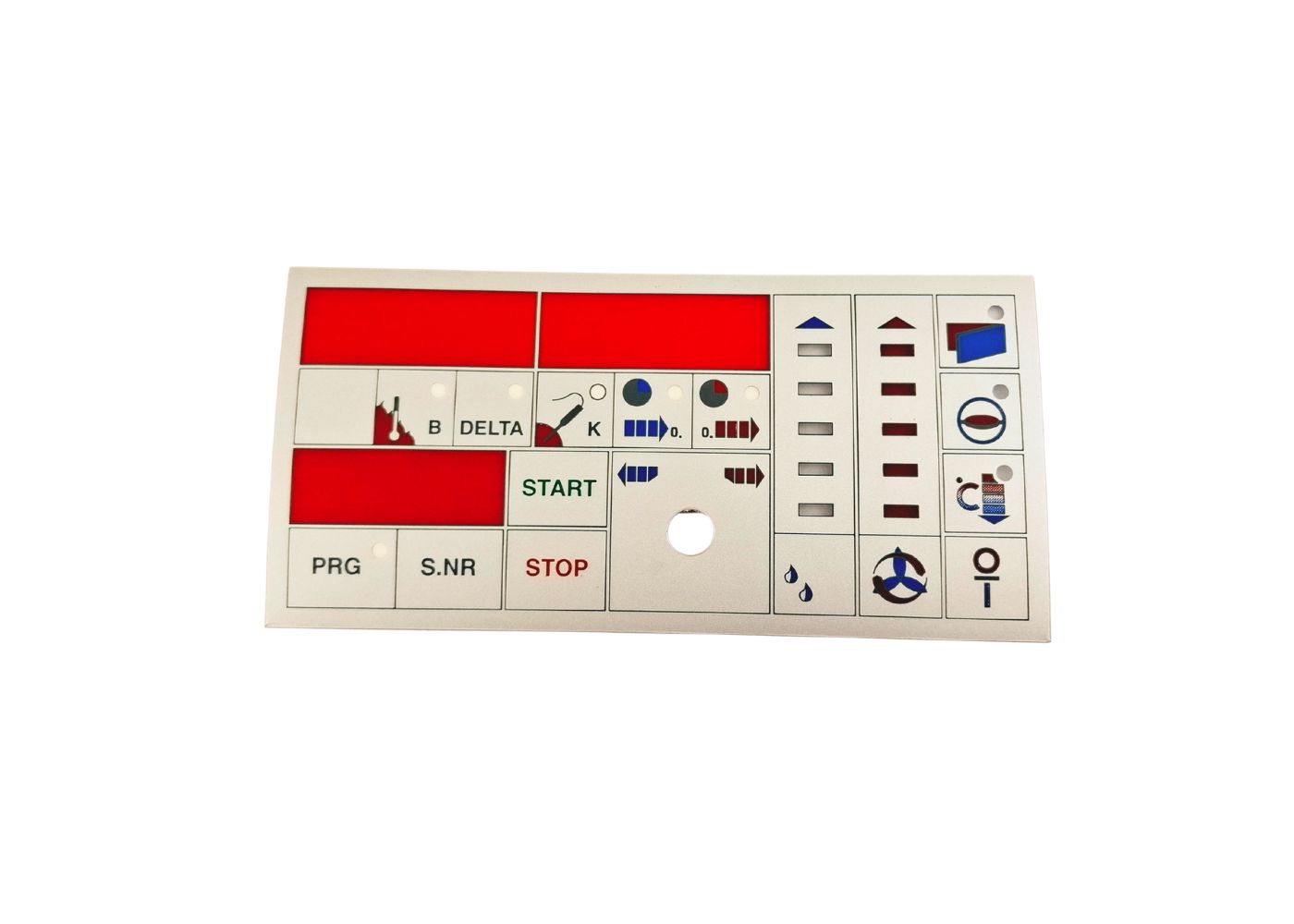 WSS Frontfolie Bedienteil Gastro Computersteuerung – Klare Anzeige, sichere Steuerung