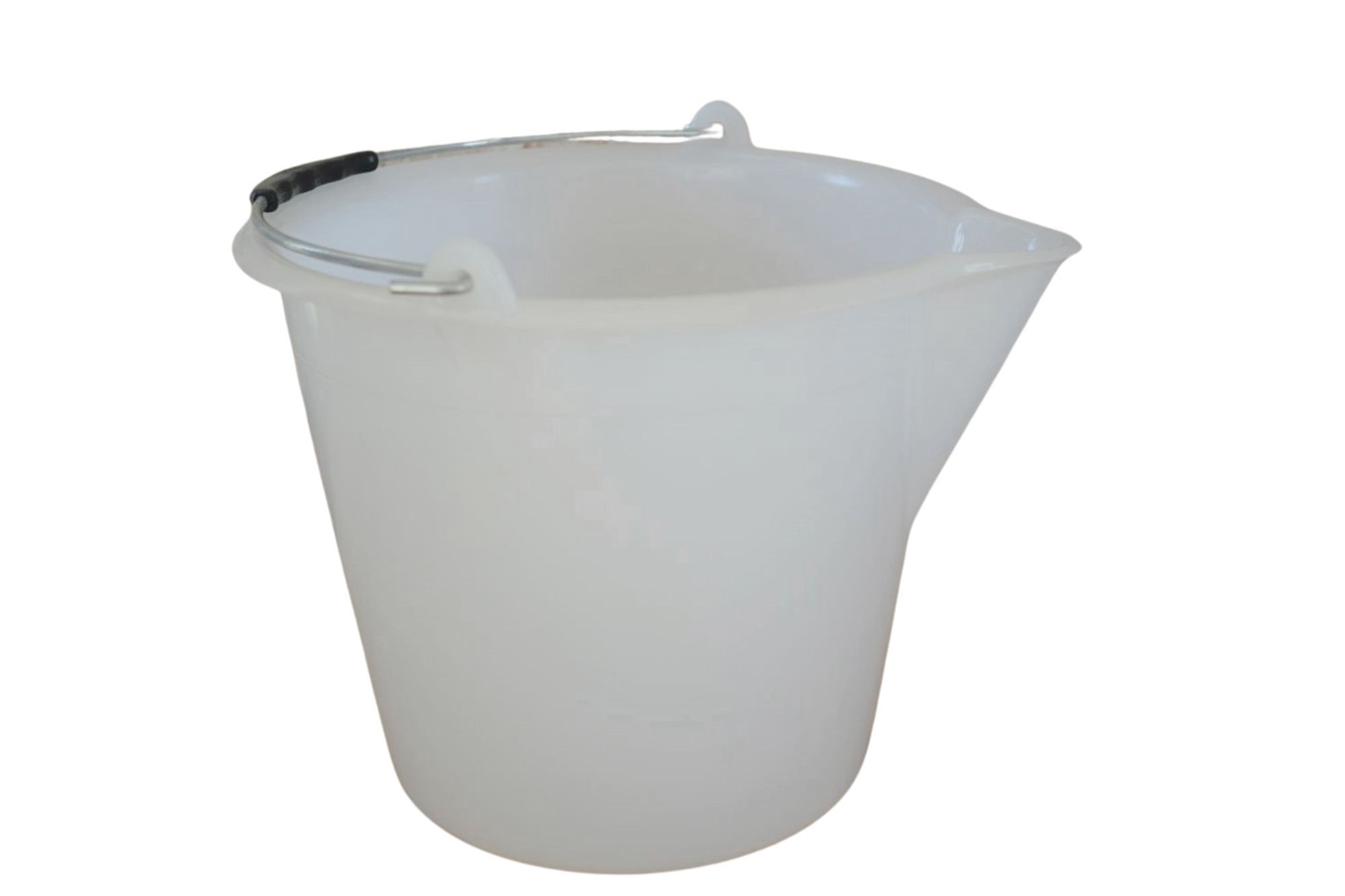 Schütteimer aus Kunststoff 18 Liter mit Ausguss